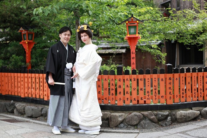 Happy Wedding Photo Shiro-muku (white wedding kimono) plan (Kyoto) - Wafuku